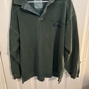 GAP Green Sweatshirt with U.S. Sports Print